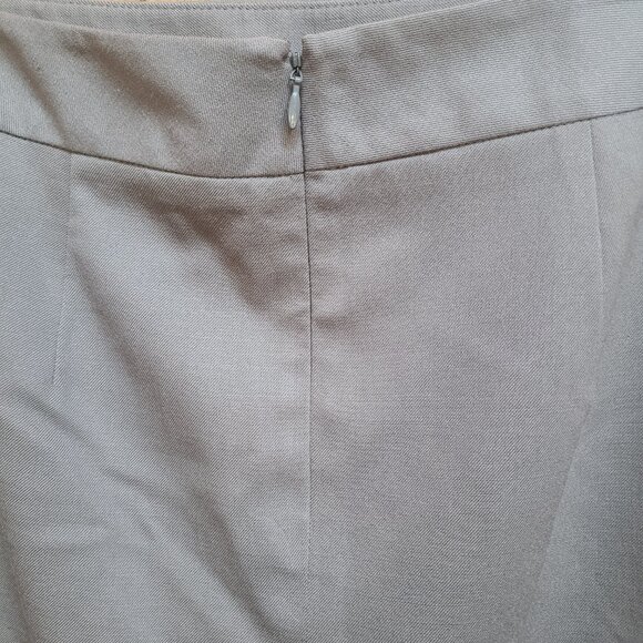Pendleton Virgin Wool Pencil Skirt Lined Gray Back Zip Sz 10 USA Made - Picture 5 of 5
